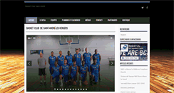 Desktop Screenshot of bcsa-basket.org